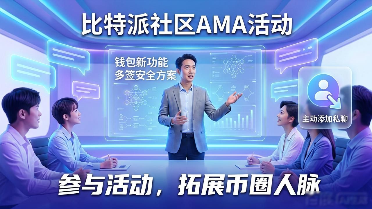 参与比特派社区活动，轻松拓展币圈人脉
